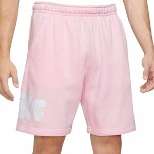 Nike Sportswear Club Fleece Shorts Standard Fit Pink Size L